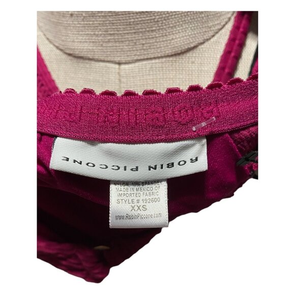 Robin Piccone Halter Swimwear XS Top Orchid Cross-Back - Picture 8 of 10